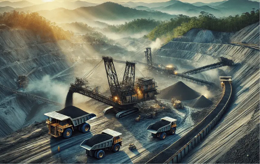 Area Sumber Energi Pada Sebuah Tambang Batu Bara