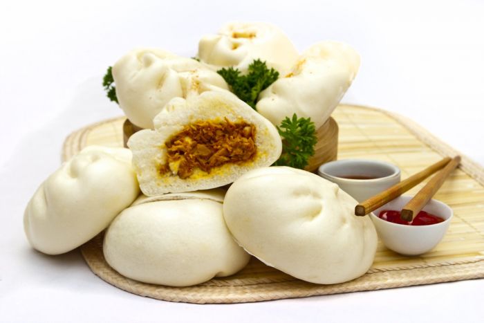 Makanan Tiongkok Kue Bapao Dengan Varian Isian