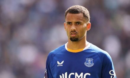 Sebuah Tim Bola Everton Di Dalam Liga Inggris