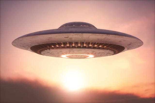 Suatu Piring Terbang Ufo Dari Luar Angkasa